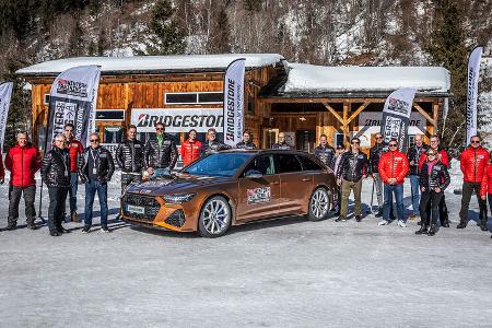 Winterfahrtraining von auto motor und sport und Bridgestone