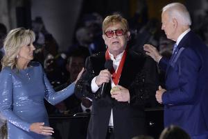 Elton John spielte im Weißen Haus für Joe Biden