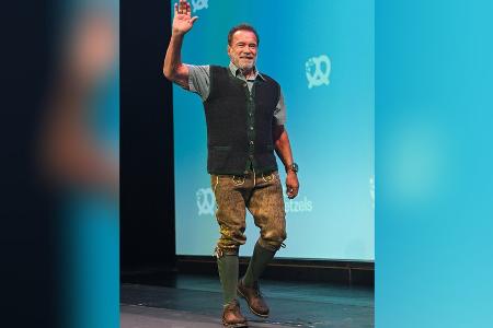 Wiesn, Messe und wichtige Botschaft: Arnold Schwarzenegger in München