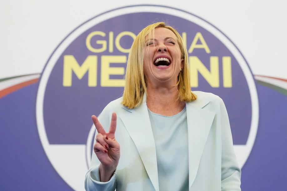 Giorgia Meloni von den Fratelli d'Italia wird voraussichtlich die erste Ministerpräsidentin Italiens.