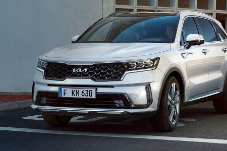 Kia Sorento Modelljahr 2022 neues Logo