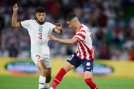 Noussair Mazraoui (Marokko) - Seine Länderspielreise startete mit einem Schock, da sich der Außenverteidiger gleich zu Beginn am Knöchel verletzte. Trotz der Blessur spielte er in den Testspielen gegen Chile (2:0) und Paraguay (0:0) jeweils 90 Minuten durch.