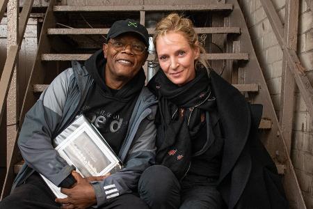 Samuel L. Jackson und Uma Thurman: 