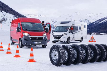 Winterreifentest 2018, promobil, Winterreifen 225/70 R 15 Winterreifentest 2018, promobil, Winterreifen 225/70 R 15