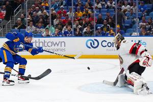 "Die pure Freude": Peterka schießt erstes NHL-Tor