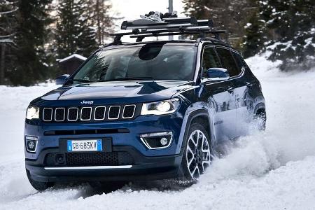 Jeep Compass Schnee Winter Eis Drift