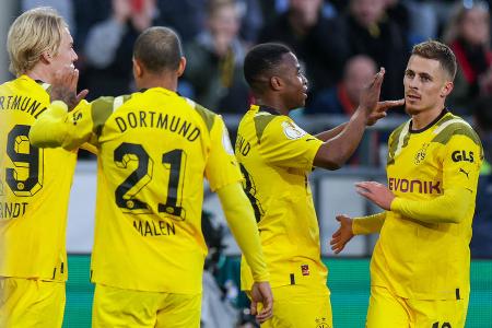 Hannover vs. BVB: Noten und Einzelkritik - Am Ende war es ein mühsamer 2:0-Erfolg, den der BVB am Mittwochabend in der zweiten Runde des DFB-Pokals bei Zweitligist Hannover 96 einheimste. Die Mannschaft von Edin Terzic steht damit im Achtelfinale. Alle BVB-Stars in der Einzelkritik: Hannover vs. BVB: Noten und Einzelkritik - Am Ende war es ein mühsamer 2:0-Erfolg, den der BVB am Mittwochabend in der zweiten Runde des DFB-Pokals bei Zweitligist Hannover 96 einheimste. Die Mannschaft von Edin Terzic steht damit im Achtelfinale. Alle BVB-Stars in der Einzelkritik: