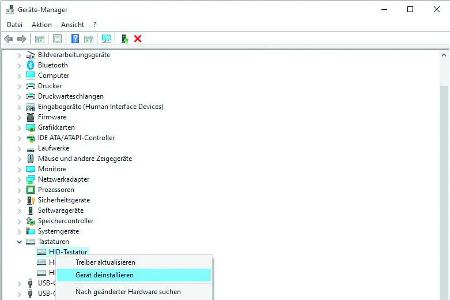 Eine Neuinstallation der Gerätetreiber kann manchmal Wunder bewirken, wenn Ihre Tastatur oder Ihre Maus Ärger machen.