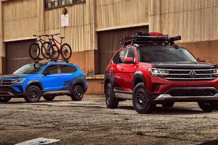 VW Taos Basecamp Active und Atlas Basecamp Camping Concept