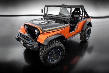 Jeep CJ Surge, Ram Backcountry, Ram TRX Gold Shot Concepts SEMA 2022