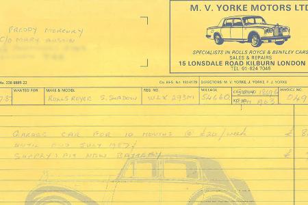 Freddie Mercury's Rolls-Royce Silver Shadow (1974)