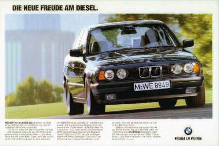 BMW 5er E34 525td Werbemotiv 