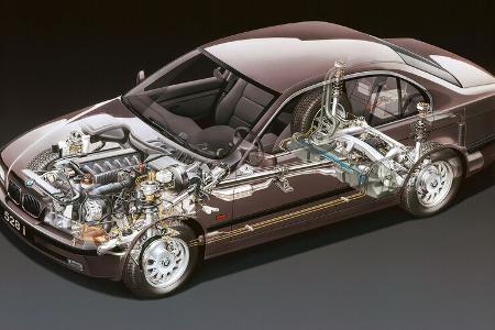 BWM 5er Limousine E39 Diesel-Röntgengrafik (1995)