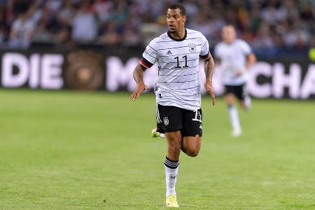 Lukas Nmecha (VfL Wolfsburg) | 23 | 7 A-Länderspiele (0 Tore) - Beim VfL Wolfsburg überwiegend gesetzt, aber immer mal wieder verletzt. Ist wuchtig und schnell, aber mit dem Rücken zum Tor eher mäßig. Negativ: In seinen bisherigen Länderspielen hat Nmecha überhaupt nichts gezeigt.