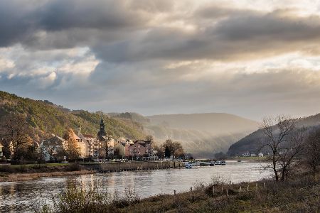 Bad Schandau im Herzen der Sächsischen Schweiz.