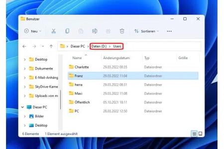 Wenn Sie den Pfad zum Speichern der persönlichen Daten aller PC-Nutzer auf eine separate Partition verschieben, minimieren Sie mögliche Probleme und erhöhen die Sicherheit Ihrer Daten.