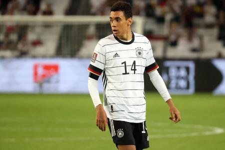 Mittelfeld/Angriff: Jamal Musiala (FC Bayern) - Rückennummer: 14 - 17 Länderspiele, 1 Tor