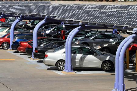 Parkplatz Photovoltaikanlage