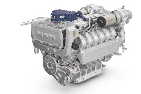 MAN Engines Dual Fuel-Motor V12 Wasserstoff