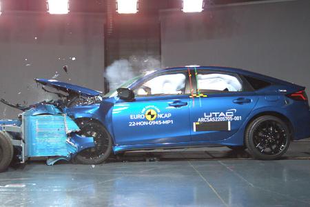 EuroNCAP Crashtest Honda Civic