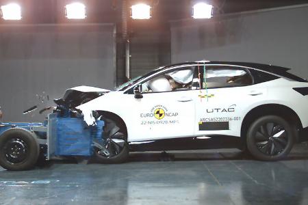 EuroNCAP Crashtest Nissan Ariya