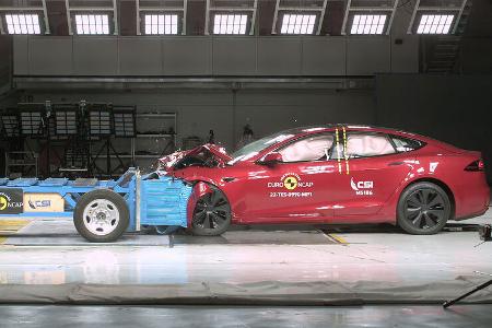 EuroNCAP Crashtest Tesla Model S 