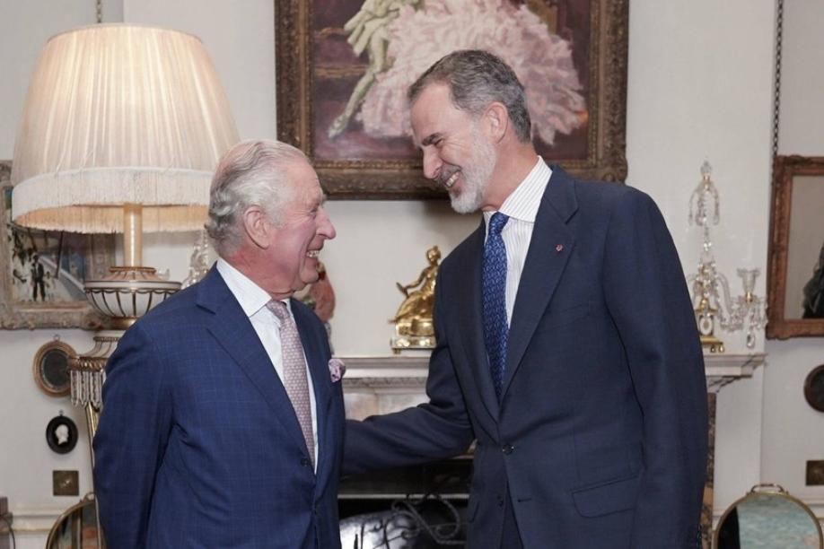 Royale Audienz: König Charles empfängt König Felipe von Spanien