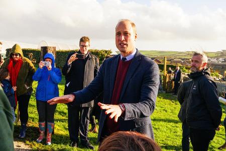 Als Herzog von Cornwall: William besucht zum ersten Mal sein Herzogtum Als Herzog von Cornwall: William besucht zum ersten Mal sein Herzogtum