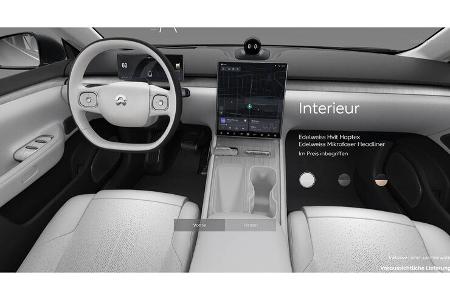 Nio ET7 im Konfigurator