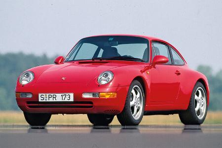 Porsche 911 Typ 993, Frontansicht