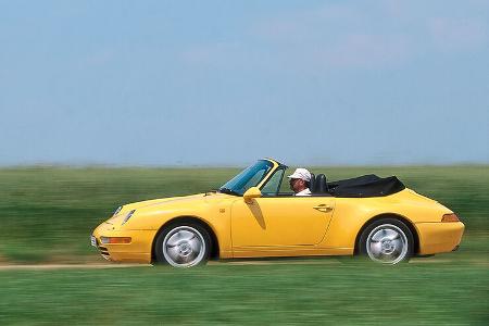 Porsche 993 Cabrio, Seitenansicht