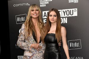 Heidi und Leni Klum in festlichen Dessous