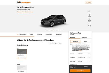 VW Leasing Angebote, VW Polo