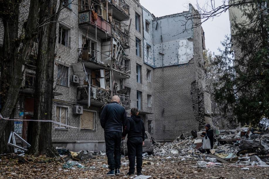 Zerstörungen in Mykolajiw.