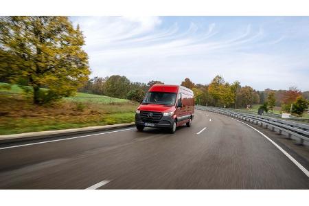 Mercedes E-Sprinter (2023) Real-Drive-Test