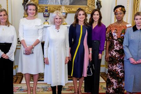 Königsgemahlin Camilla trifft Königinnen, Prinzessinnen, First Ladys