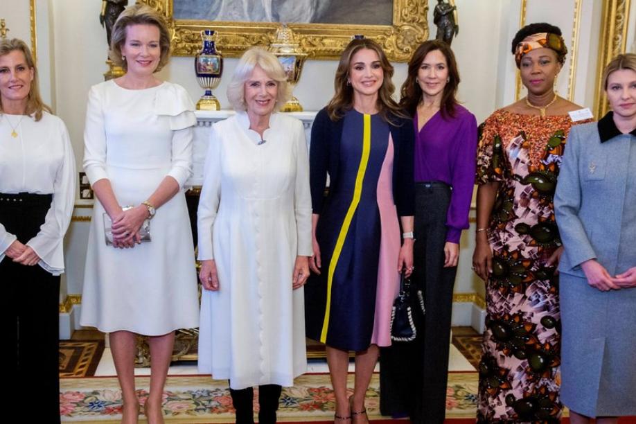 Königsgemahlin Camilla trifft Königinnen, Prinzessinnen, First Ladys