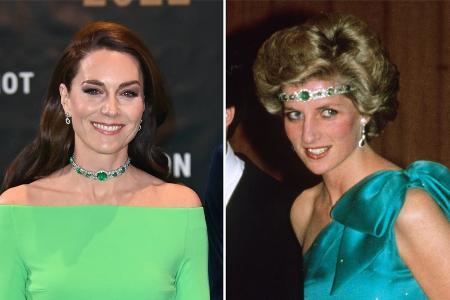 Besondere Hommage: Prinzessin Kate recycelt Prinzessin Dianas Kette