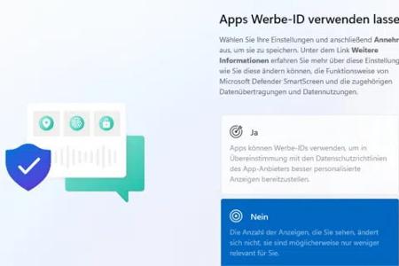 Option „Apps Werbe-ID verwenden lassen“