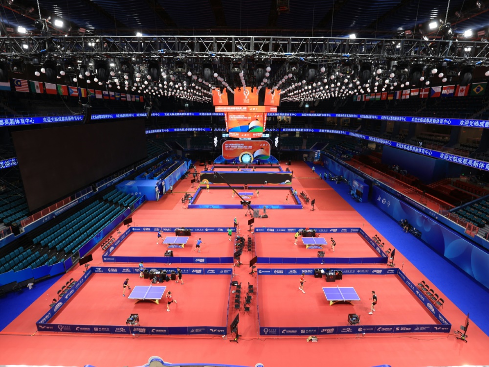 Auch TischtennisWM 2025 in Katar