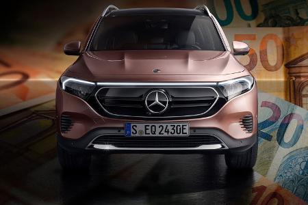 Mercedes EQ Familie Abo Teuer Preis EQB Collage
