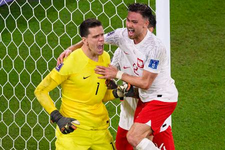 TOR: Wojciech Szczesny (Polen) - Mit gehaltenen Elfmetern gegen Saudi-Arabien und Argentinien ein Garant für das Weiterkommen der Polen. Auch sonst ein sicherer Rückhalt, wehrte insgesamt 16 Schüsse ab, mehr als jeder andere Keeper.