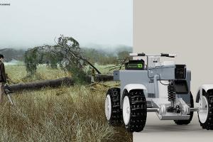 Elektrisches Allrad-Quad für Öko-Bauern