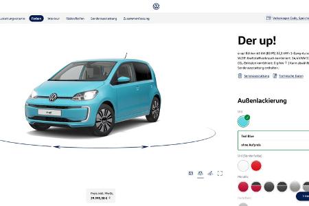 VW e-Up! Edition, Modelljahr 2023