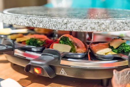Raclette-Ziegenkäse-Paprika