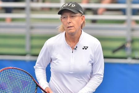 Tennis-Legende Martina Navratilova hat Kehlkopf- und Brustkrebs Tennis-Legende Martina Navratilova hat Kehlkopf- und Brustkrebs