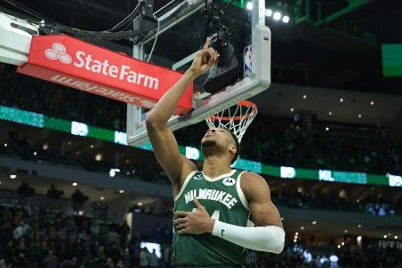 NBA: Antetokounmpo mit Karrierebestwert NBA: Antetokounmpo mit Karrierebestwert