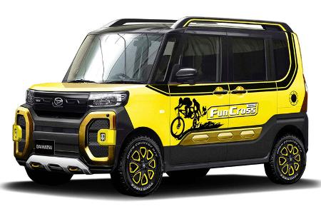 Daihatsu Concepts Tokio 2023 Atrai Hijet Truck Copen Tanto Custom Funcross Move Canbus Taft 
