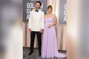 Golden Globes: Schwangere Kaley Cuoco strahlt auf dem roten Teppich