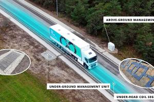 Induktives Laden während der Fahrt